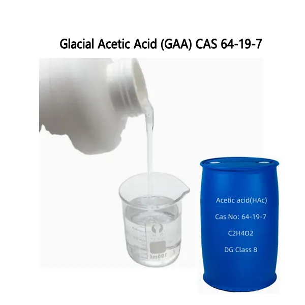 99,85% de ácido acético glacial de pureza (GAA) CAS 64-19-7 líquido incolor claro